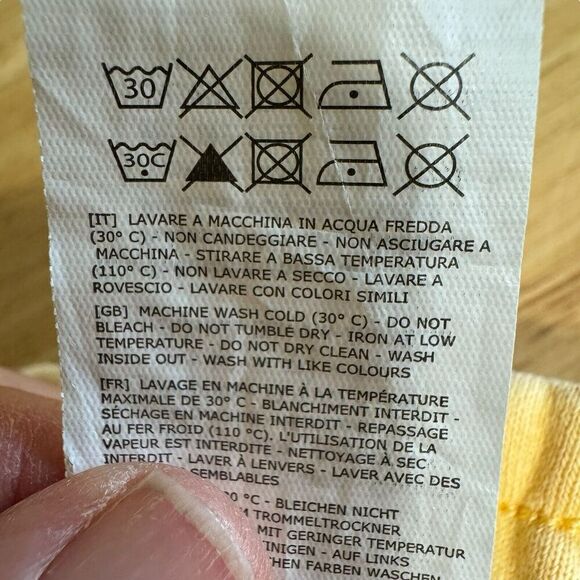 Kappa Sweatpants Women's Authentic Ambalavao Yellow Sz Large 35152HW - Picture 8 of 13